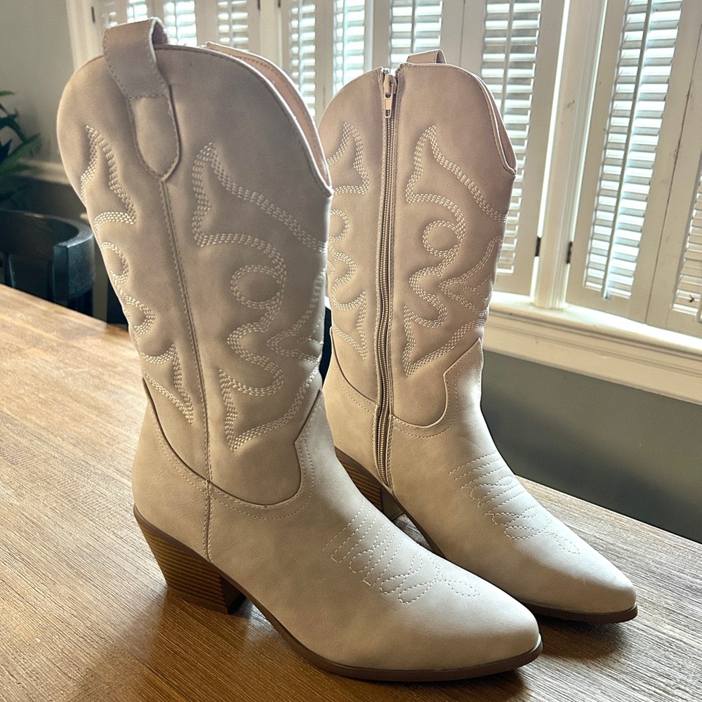 Yetier Western Cowgirl Boots